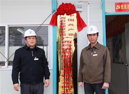 發(fā)揮戰(zhàn)斗堡壘作用！冶建又一個項目部黨支部揭牌