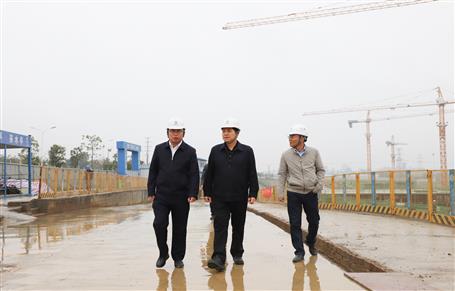 蒙勝益赴中房香蘭園項目進行第一季度安全生產(chǎn)質量綜合大檢查