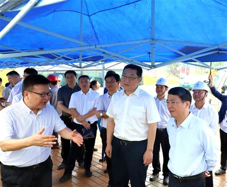 柳州市委書記吳煒、市長張壯到公司項(xiàng)目調(diào)研指導(dǎo)