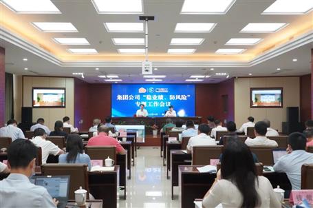 集團公司“穩(wěn)業(yè)績、防風險”專題工作會議召開