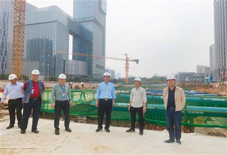 何勇到項目開展2022年春節(jié)后復工復產暨第一季度安全生產質量綜合大檢查