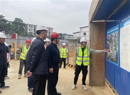 黃中到冶建第十二分公司項目開展“五一”節(jié)前安全生產檢查